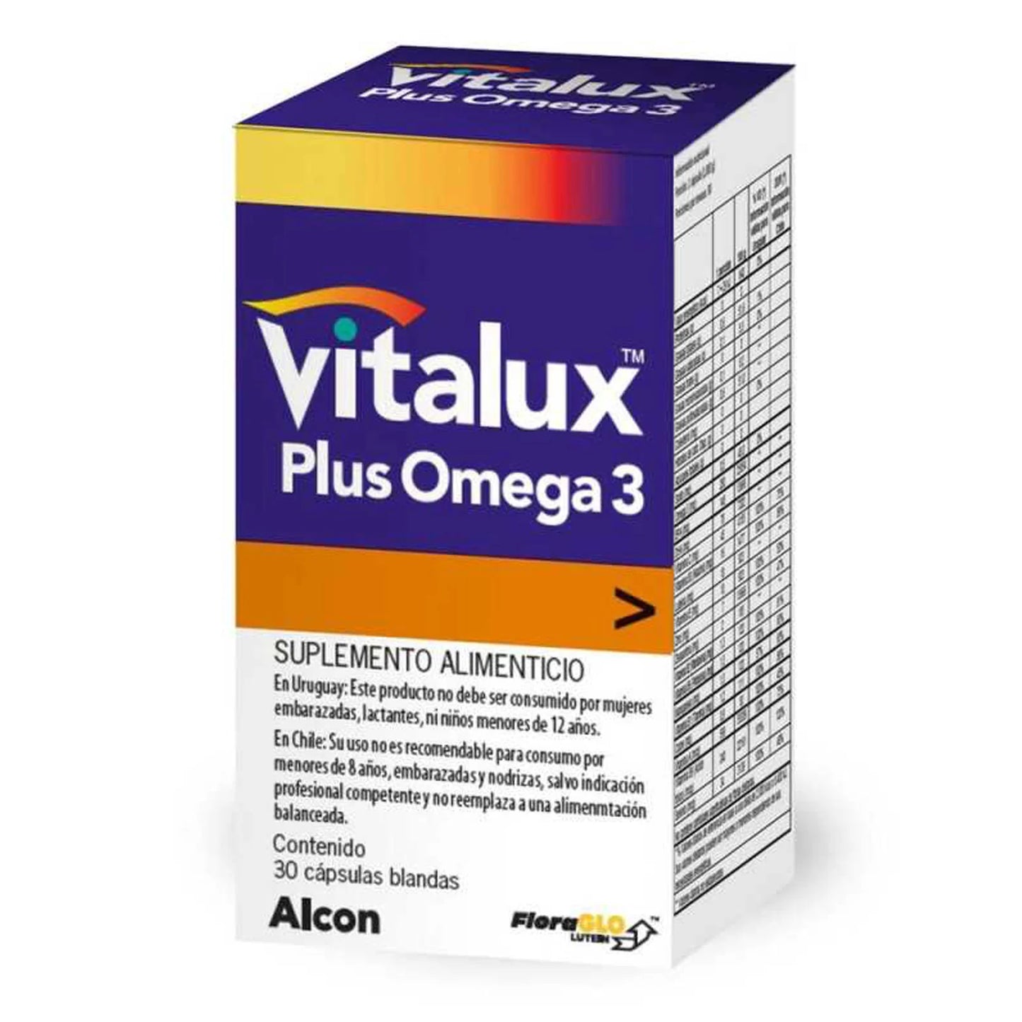 Vitalux Plus Omega - 30 Cápsulas - Farmacias Curie