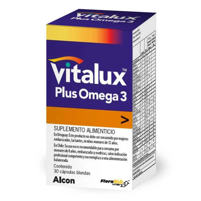 Vitalux Plus Omega - 30 Cápsulas - Farmacias Curie