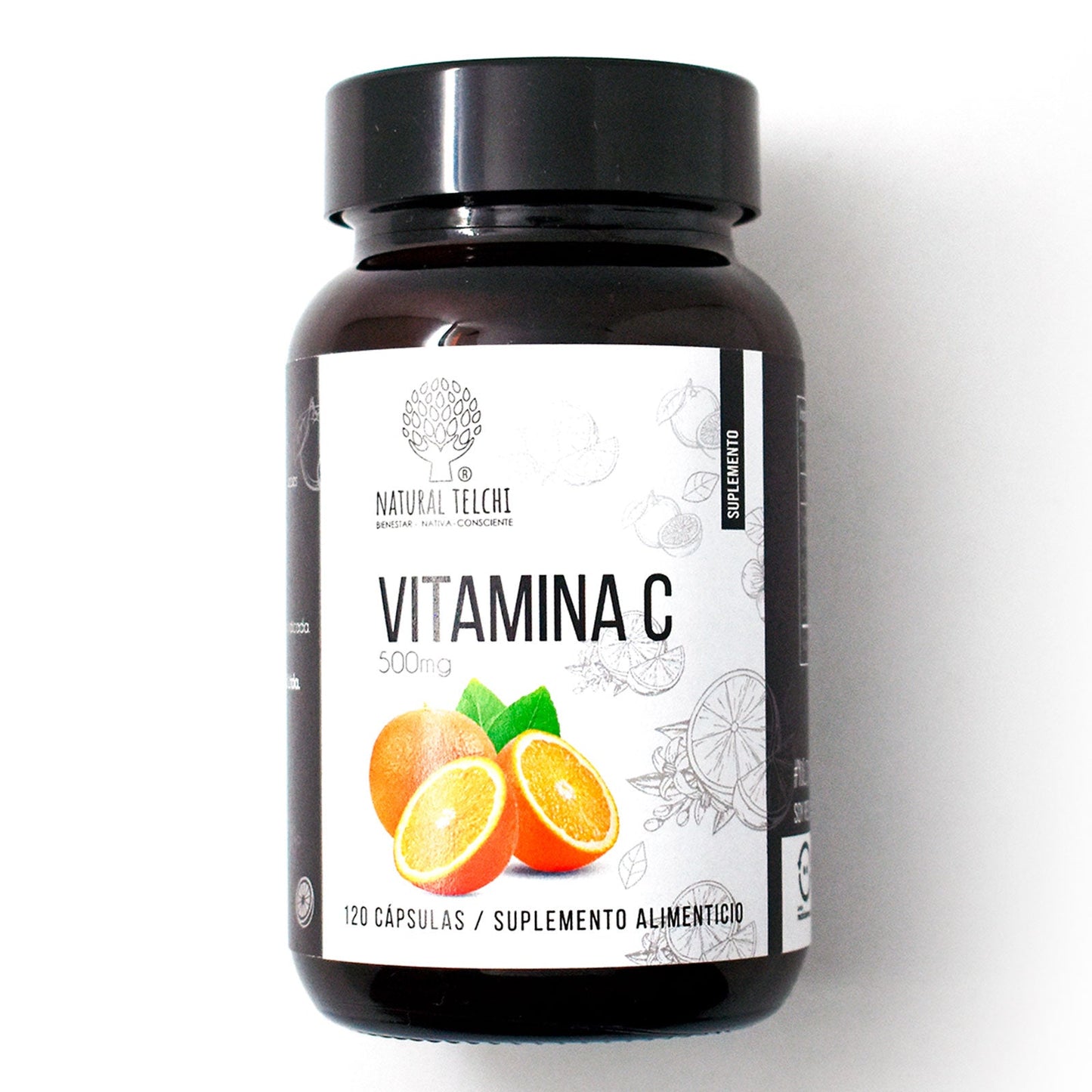 Vitamina C 500mg - 120 Cápsulas - Farmacias Curie