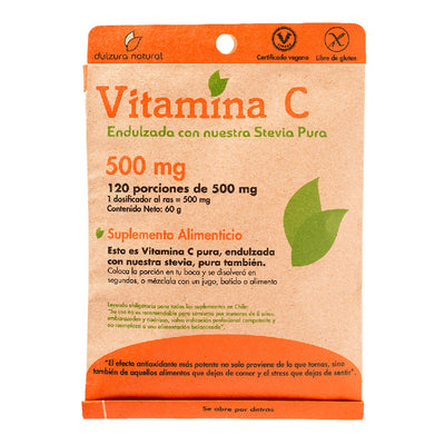 Vitamina C 500mg Sobre en Polvo - Farmacias Curie