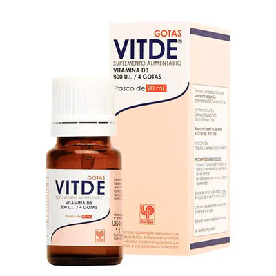 Vitde Gotas 800U.I. - 20ml - Farmacias Curie