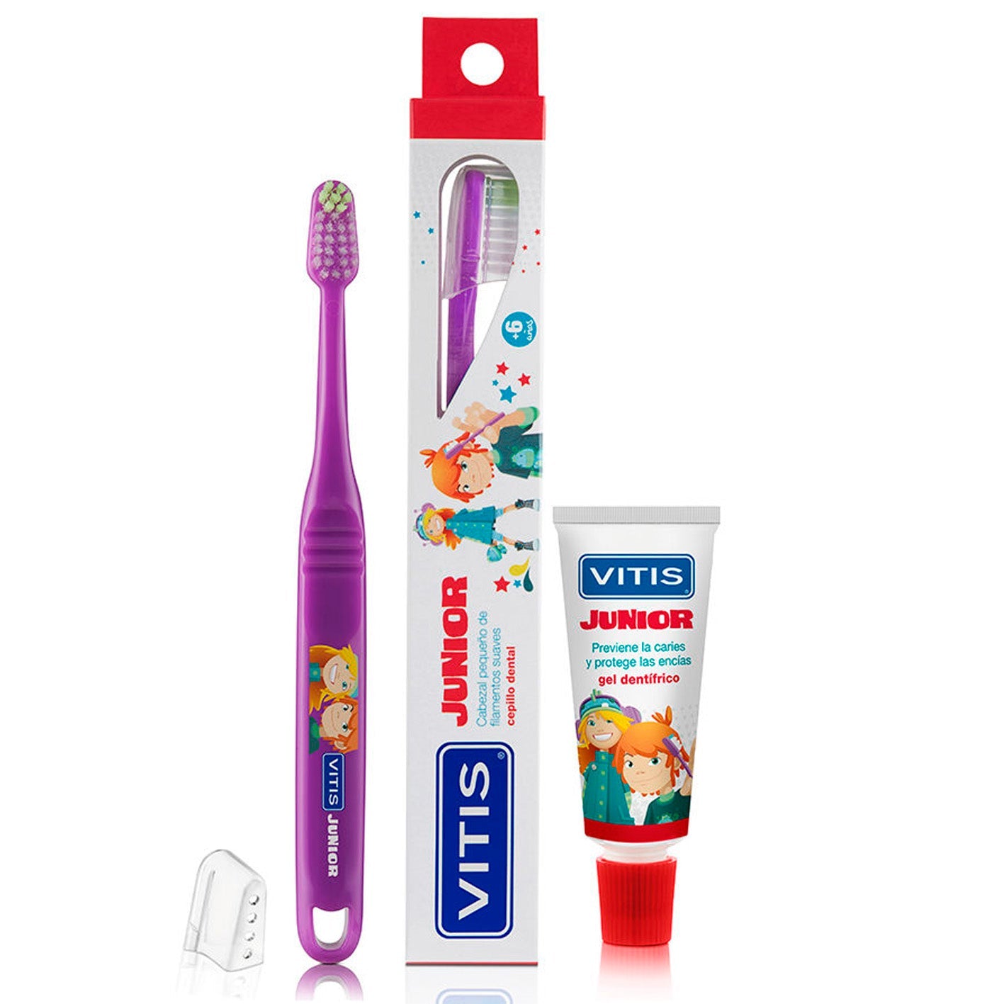 Vitis Cepillo Dental Junior. - Farmacias Curie