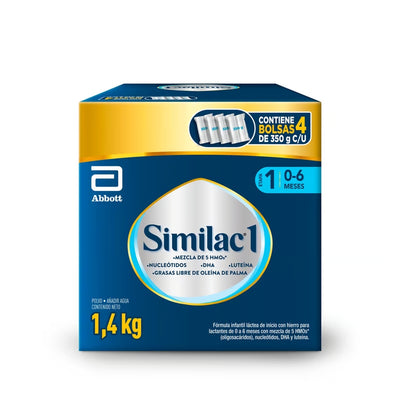 Similac 1 Fórmula Láctea - 1.4 kg - Farmacias Curie