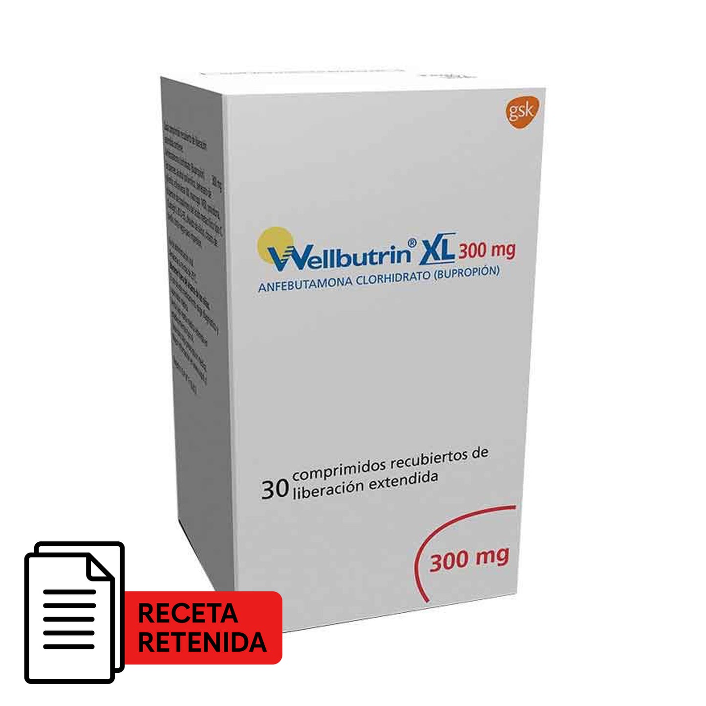 Wellbutrin XL Comprimidos Recubiertos de Liberación Extendida 300mg - Farmacias Curie