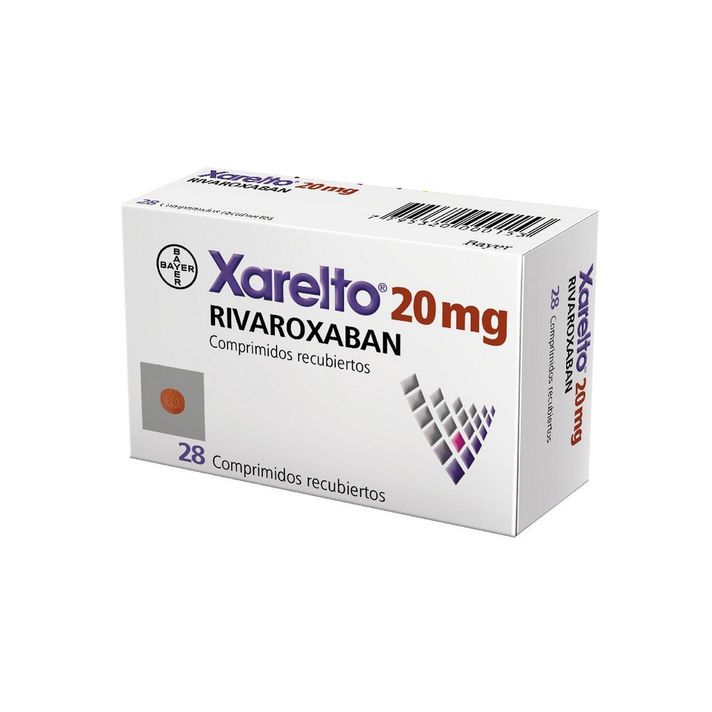 Xarelto Comprimidos Recubiertos 20mg - Farmacias Curie