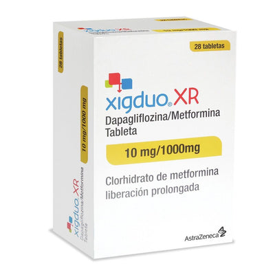 Xigduo XR Comprimidos 10/1000 - Farmacias Curie