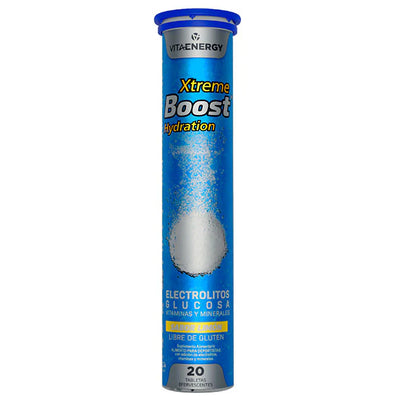 Xtreme Boost Hydration Sabor Limón - 20 Tabletas Efervescentes - Farmacias Curie