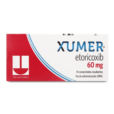 Xumer Comprimidos Recubiertos 60mg - Farmacias Curie