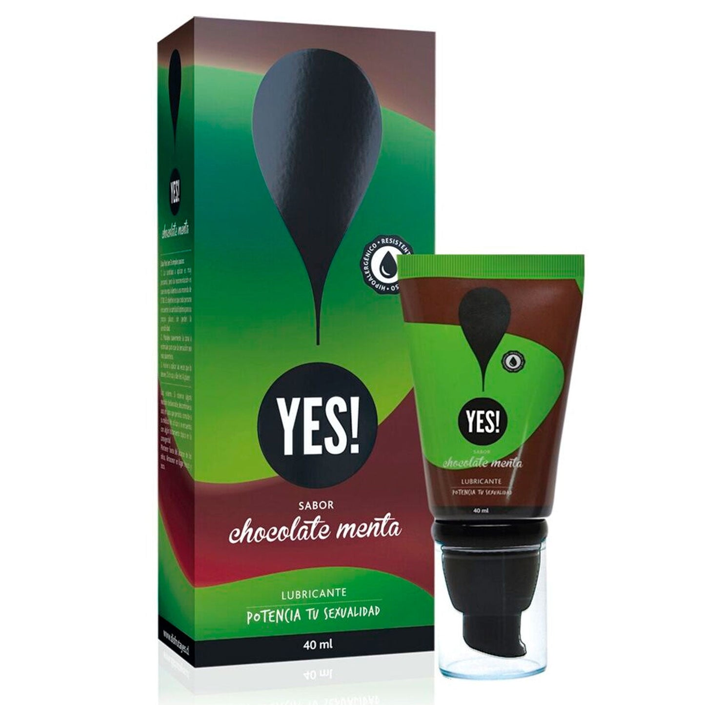 YES Lubricante Chocolate Menta - 30mL - Farmacias Curie