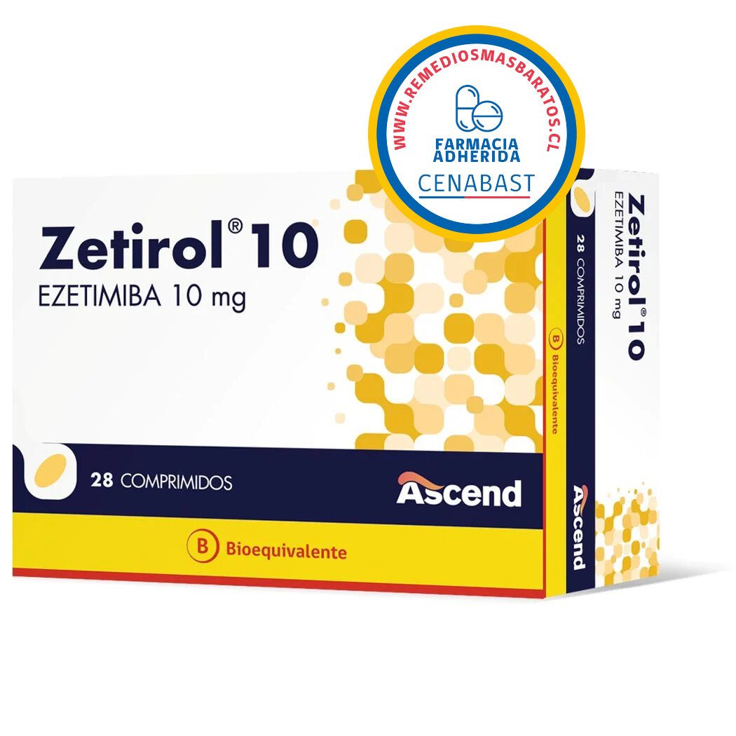 Zetirol 10mg - 28 Comprimidos- Medicamento Cenabast