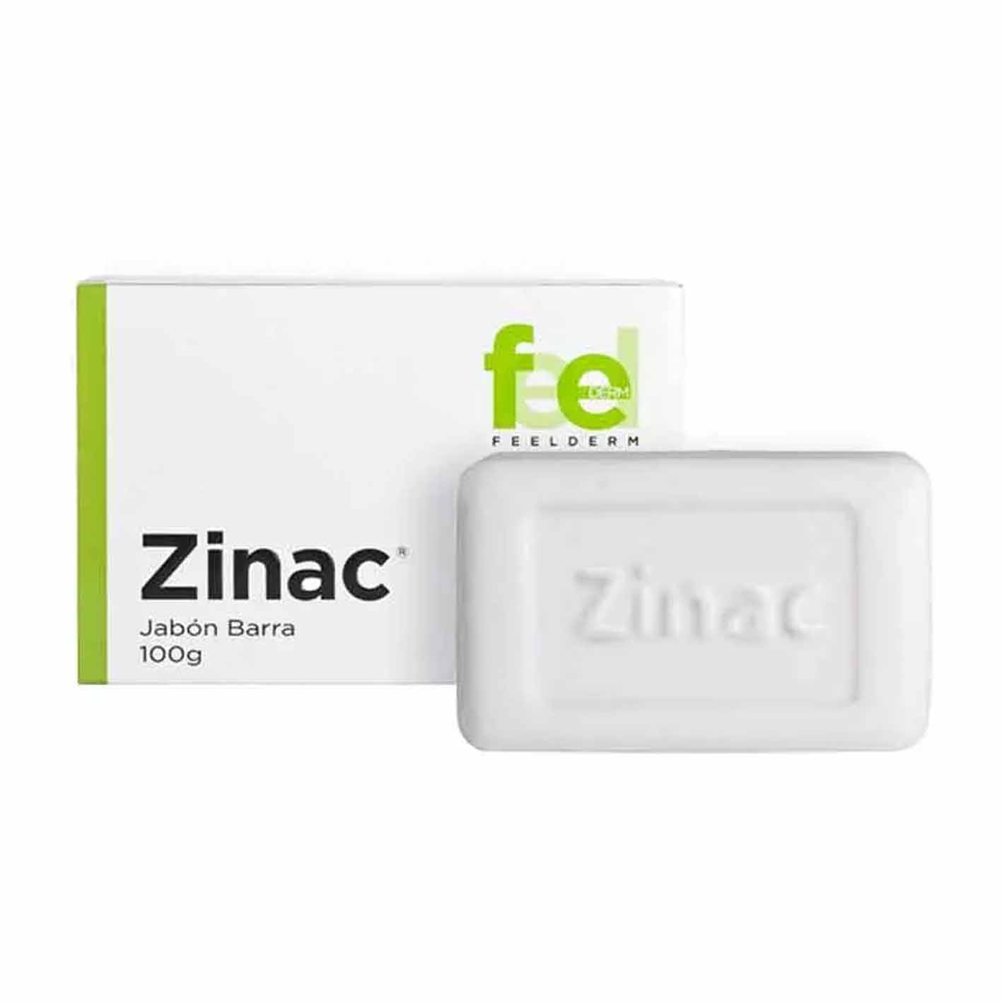 Zinac Jabón Barra - Farmacias Curie