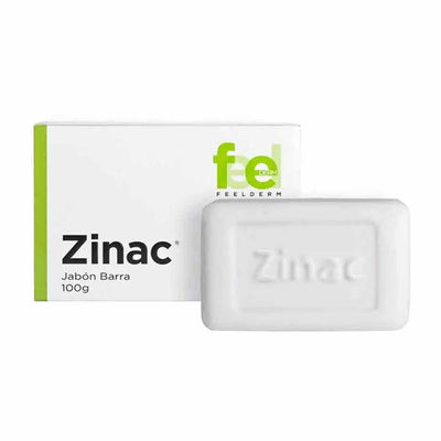 Zinac Jabón Barra - Farmacias Curie