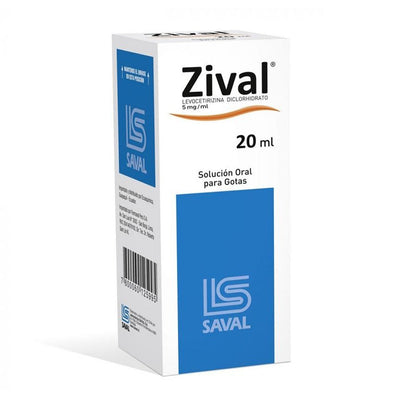 Zival Gotas Orales - 20 mL - Farmacias Curie