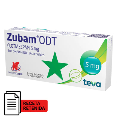 Zubam ODT Comprimidos Dispersables 10mg - Farmacias Curie