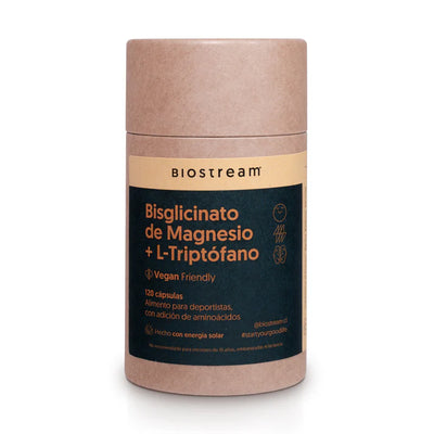 Bisglicinato de Magnesio + L-Triptófano - 120 Cápsulas