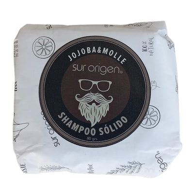 Katmandú Shampoo Solido Jojoba y Molle para Barba y Cabello