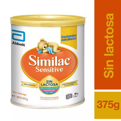 Similac Sensitive Sin Lactosa Fórmula Láctea - 375 gramos
