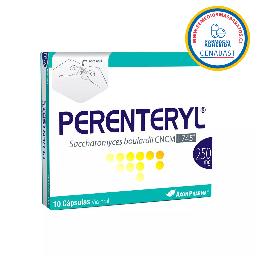 Perenteryl 250MG - 10 Cápsulas 250mg - Medicamento Cenabast
