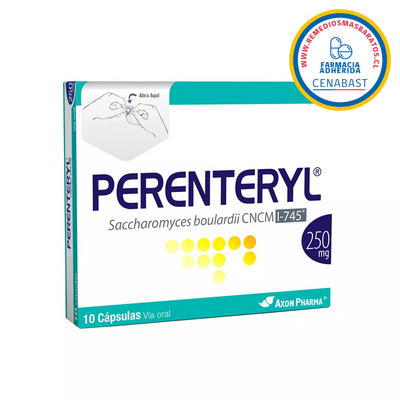 Perenteryl 250MG - 10 Cápsulas 250mg - Medicamento Cenabast