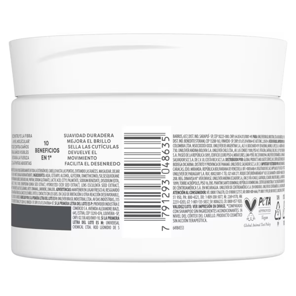Dove Máscara de Tratamiento Capilar Reconstrucción + Aminoácido - 300g