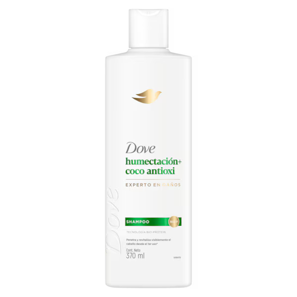 Dove Shampoo Humectación + Coco Antioxi - 370ml