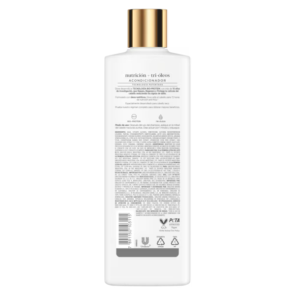 Dove Acondicionador Nutrición + Tri-oleos - 370ml