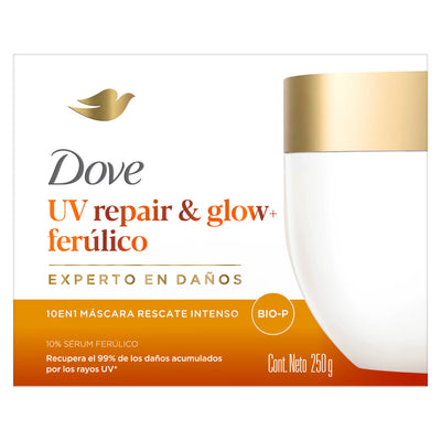 Dove Máscara UV repair & glow + ferúlico - 250g
