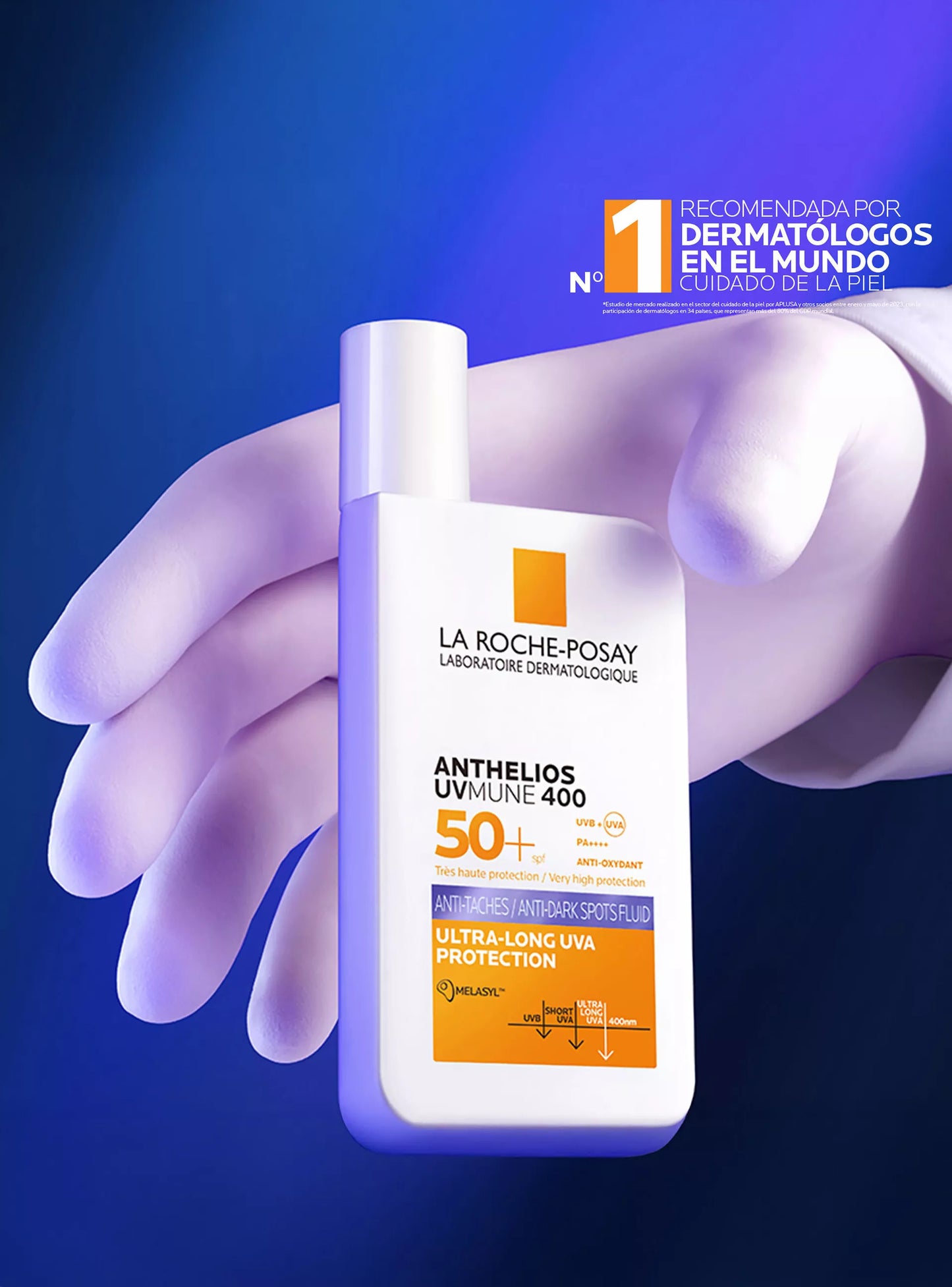 La Roche Posay Anthelios UV Mune400 fps 50+ Fluido AntiManchas - 50ml