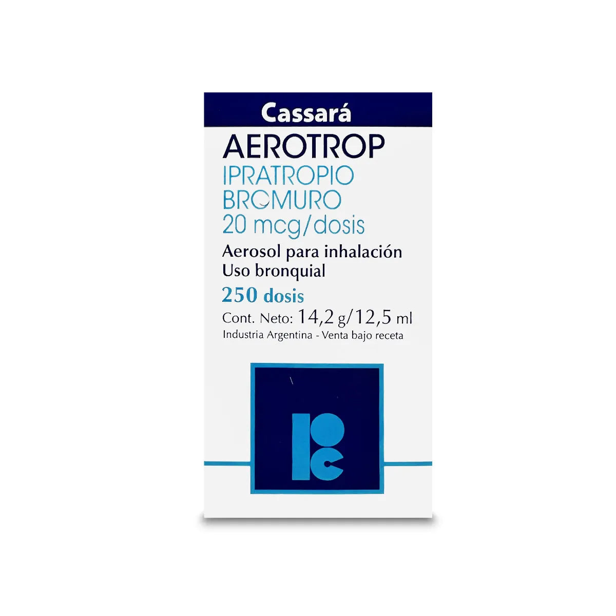 Aerotrop Inahalador 20mcg - 250 Dosis