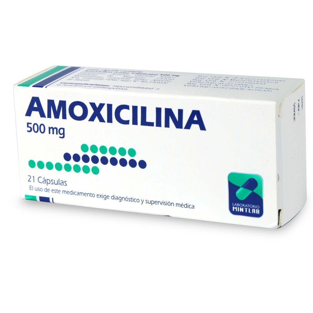 Amoxicilina Cápsulas 500mg - Farmacias Curie