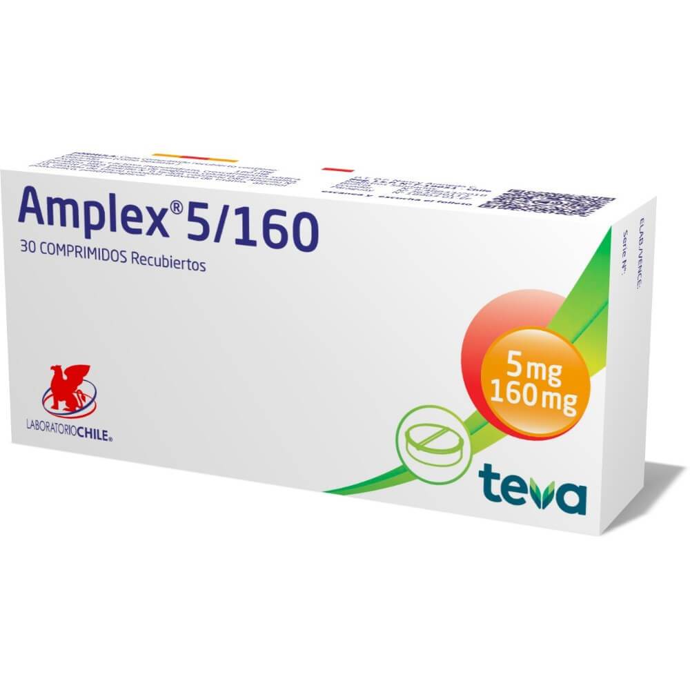 Amplex Comprimidos 5/160 | Farmacias Curie - Envíos a todo Chile