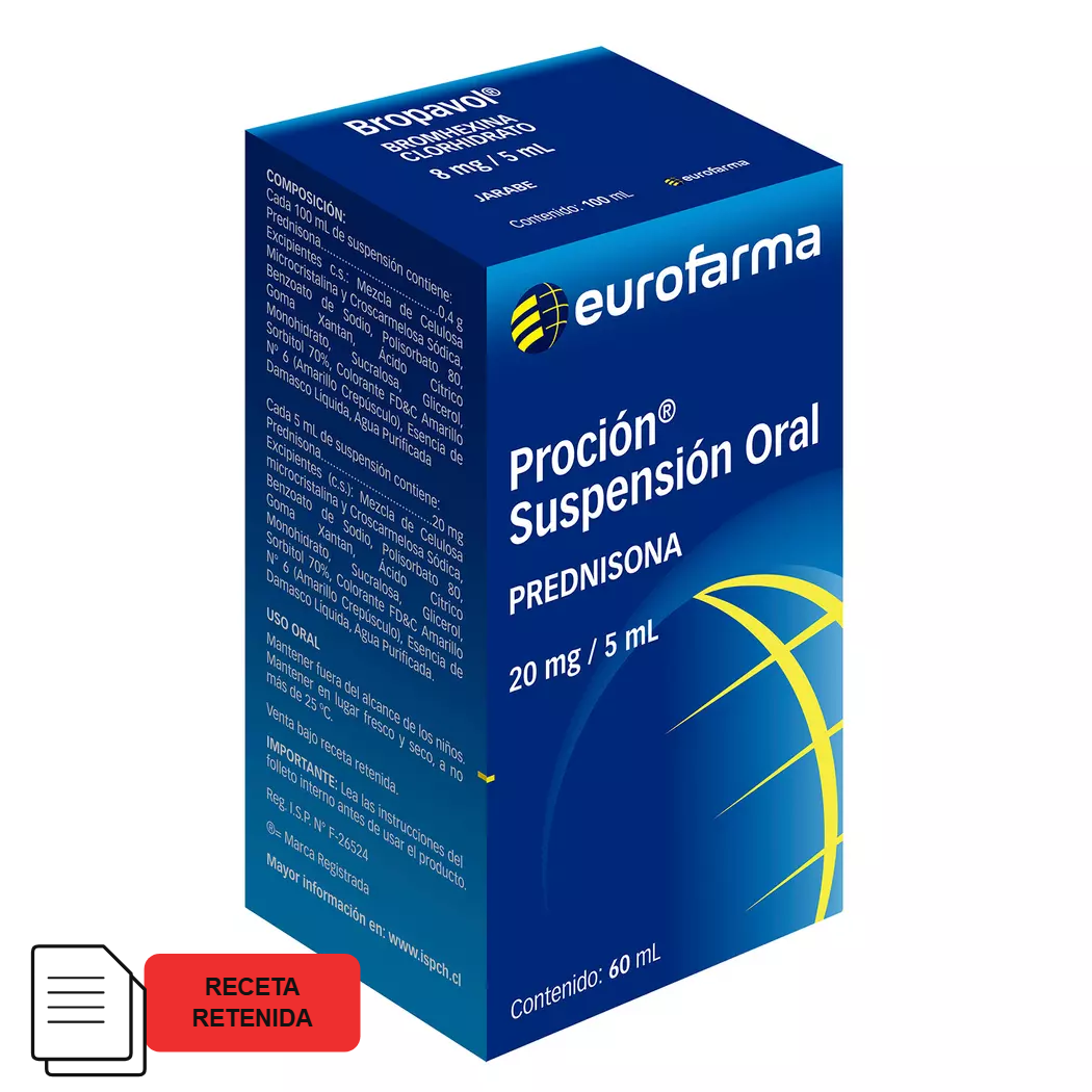 Proción Suspensión 20mg/5mL - 60 mL