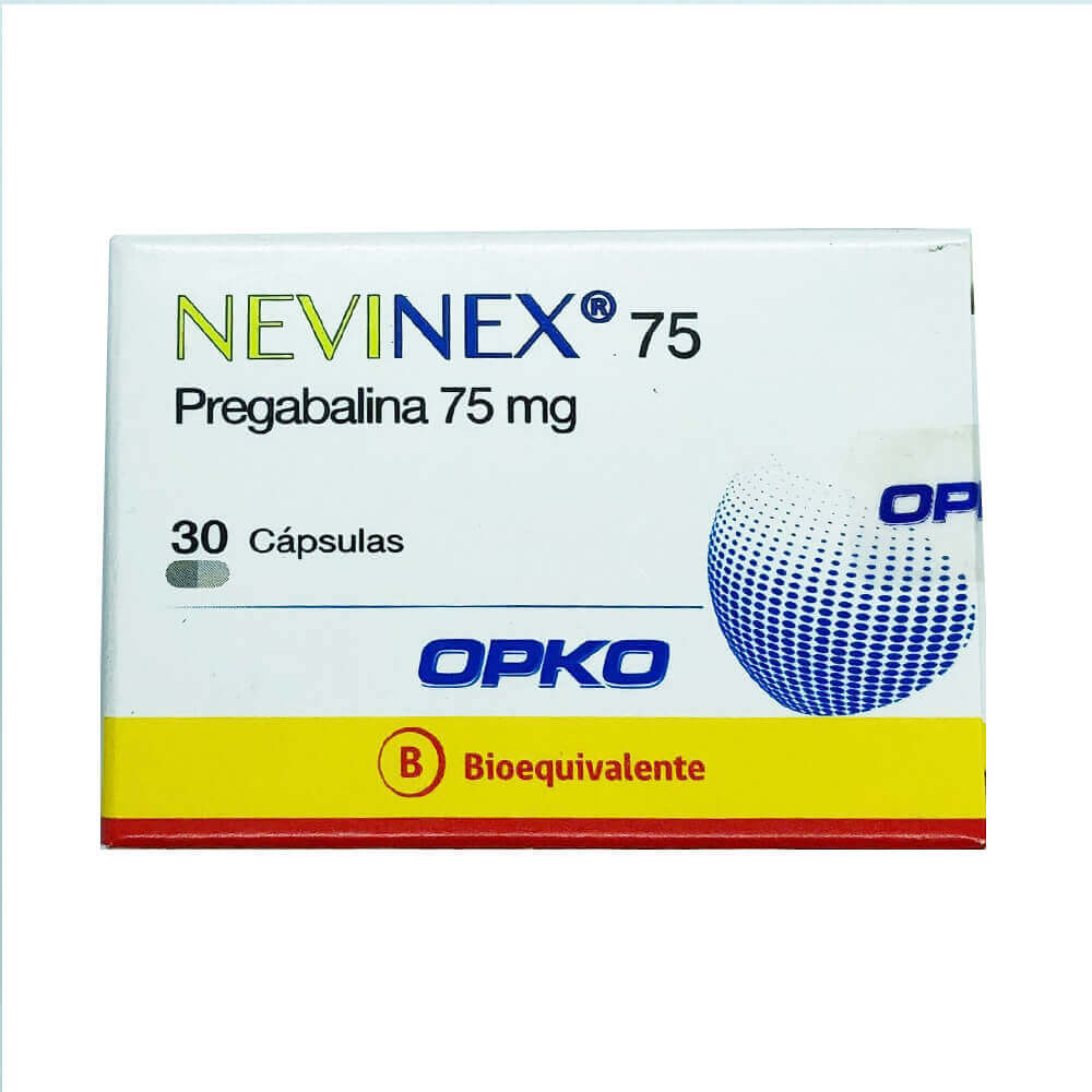 Nevinex Cápsulas 75mg - Farmacias Curie