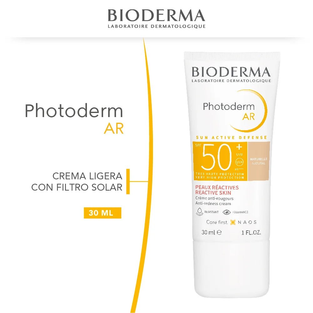 Protector Solar Photoderm AR FPS 50 Color Ligero - 30 ml - Farmacias Curie