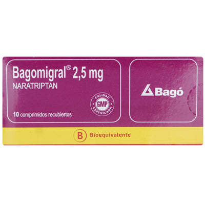 Bagomigral 2,5mg - 10 Comprimidos recubiertos