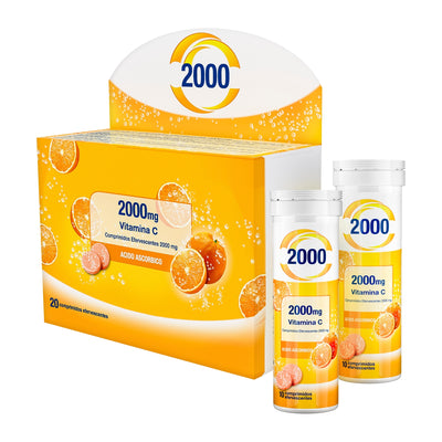 Cebion 2000mg - 20 Comprimidos Efervescentes