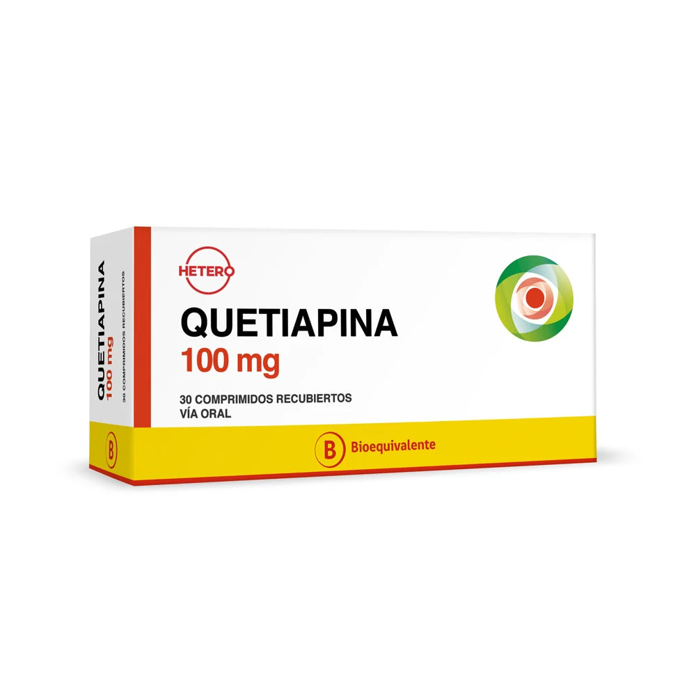 Quetiapina Comprimidos Recubiertos 100mg