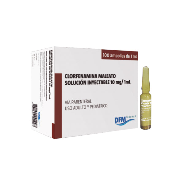 Clorfenamina Solución Inyectable 10mg/ml - 1 Ampolla