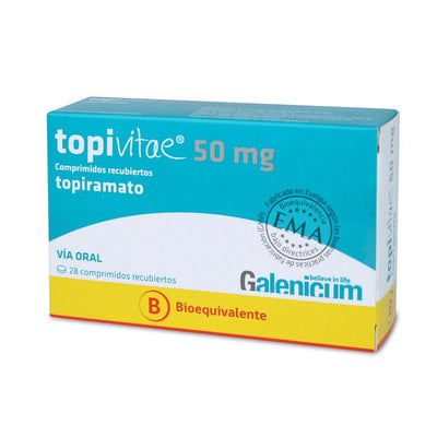 Topivitae Comprimidos Recubiertos 50mg
