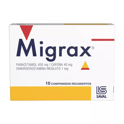 Migrax - 10 Comprimidos Recubiertos