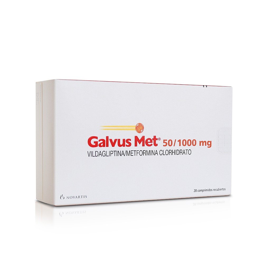 Galvus Met Comprimidos Recubiertos 50/1000 - 28 unidades