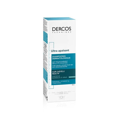 Dercos Shampoo Ultracalmante Cabello Normal a Graso - 200 mL