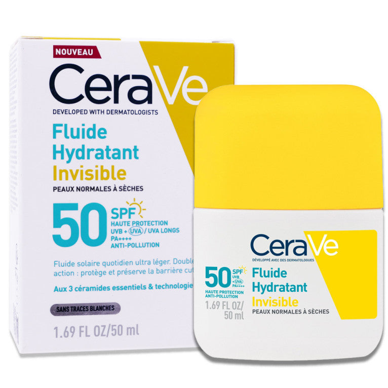 Cerave Protector Solar Fluido Invisible FPS 50+ - 50 ml