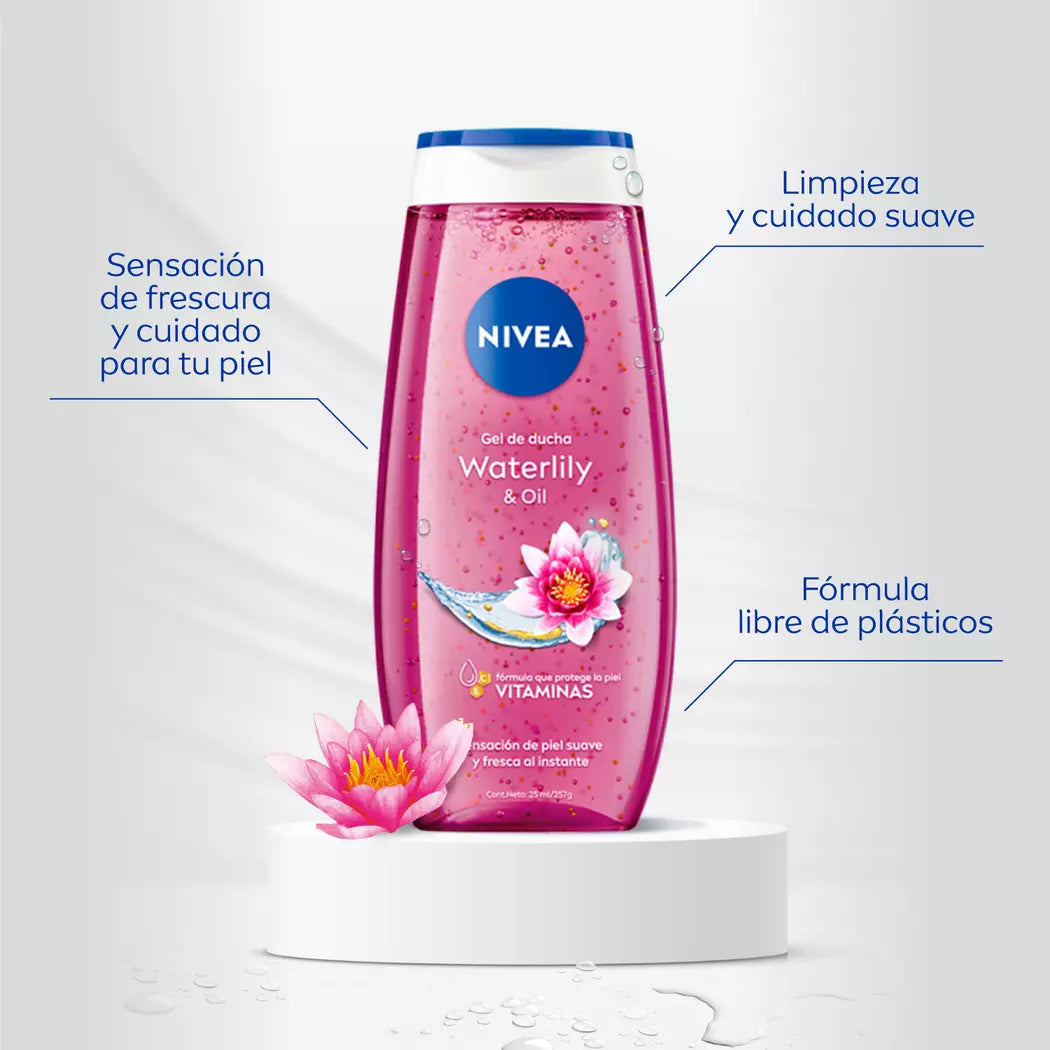 Gel de Ducha Nivea Waterlily & Oil - 250 ml