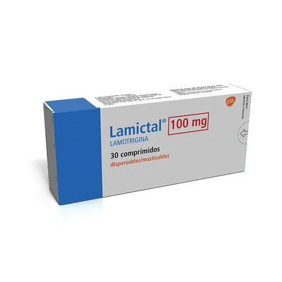 Lamictal 100mg - 30 Comprimidos Dispersables