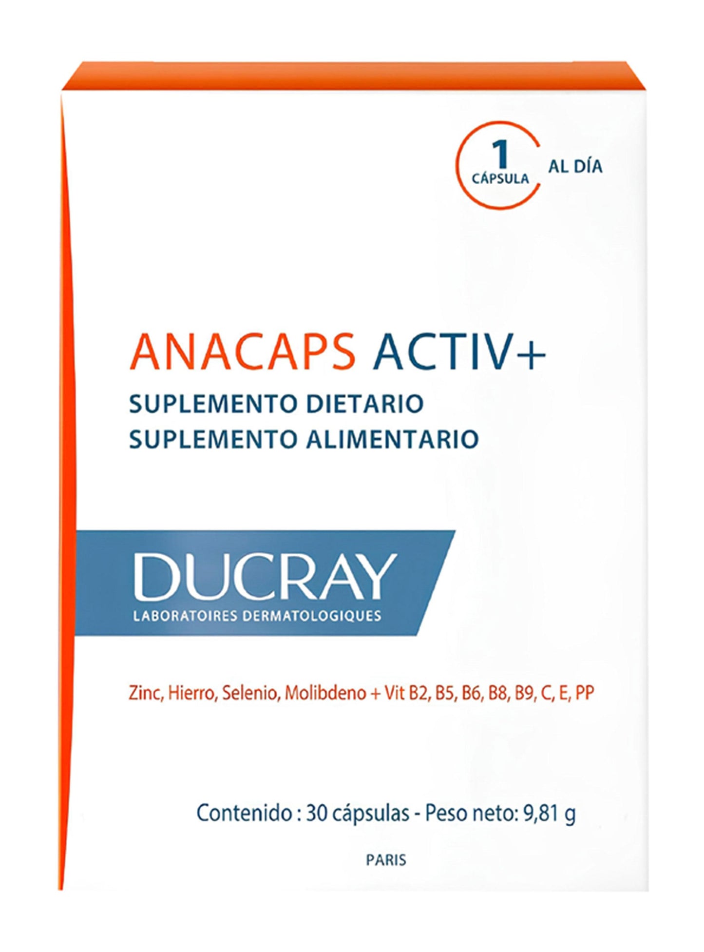 Anacaps Activ+ - 30 Cápsulas