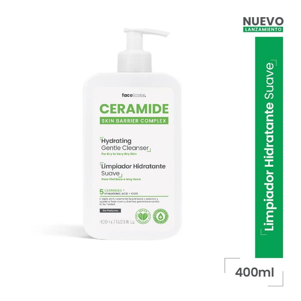 Ceramide Limpiador Hidratante Suave - 400 mL