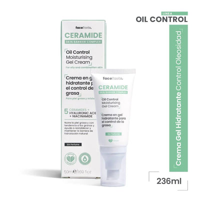 Ceramide Crema en Gel Hidratante para el control de la Grasa - 50 mL
