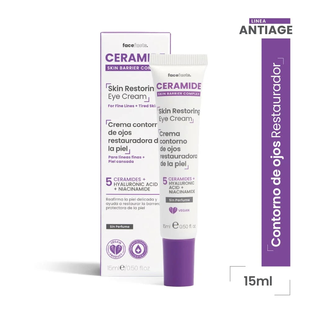 Ceramide Crema Contorno de Ojos Restauradora - 15 ml