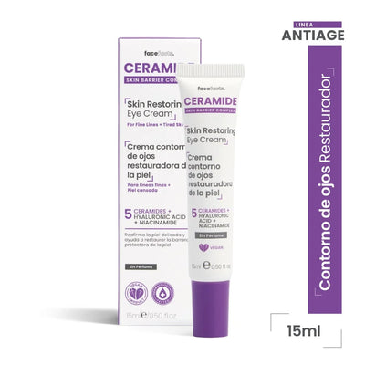 Ceramide Crema Contorno de Ojos Restauradora - 15 ml